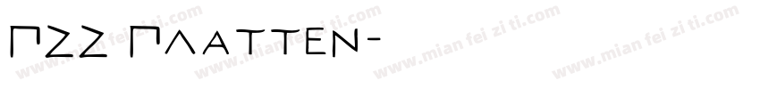 P22 Platten字体转换